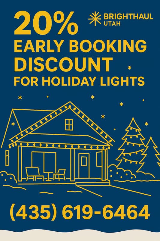 BrightHaul Utah Holiday Lights Installation Special Offer image